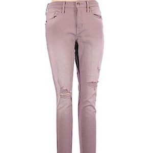 Mossimo High Rise Skinny Distressed Jeans in Mauve